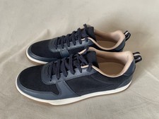 Navy Blue Lace Up Shoes