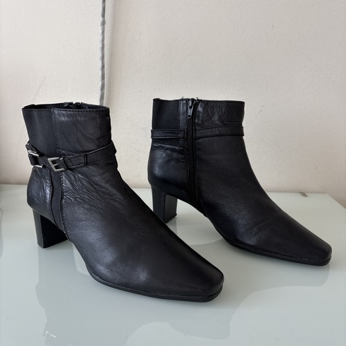 Soleflex real leather - leather, black