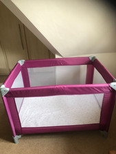 travel cot with mattress used