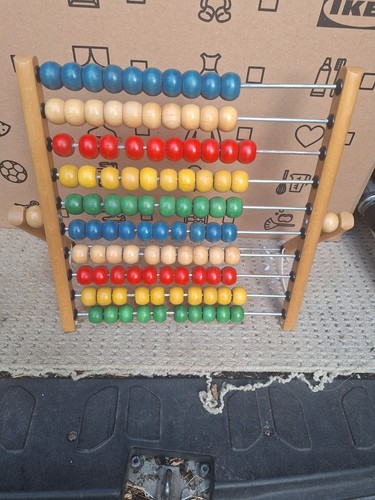 Wooden abacus counting - wooden,