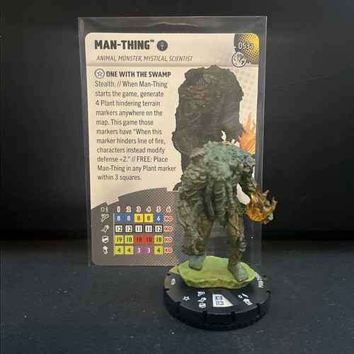 Marvel heroclix man thing - marvel, 053a