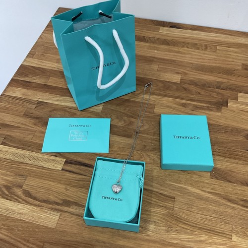 Tiffany heart pendant - &,