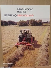 new  holland  253  rake  tedder sales  brochure