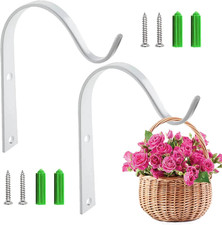 Hanging Basket Brackets, 2Pcs