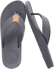 KuaiLu Mens Flip Flops Arch