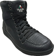 Travel Fox Men's 900's Series Black Leather Casual Shoes 916101-085