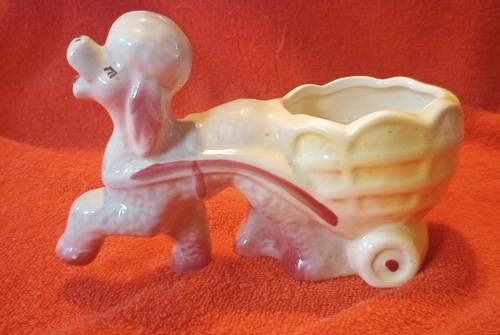 Vintage dog pulling cart - vintage,