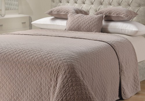 100 cotton quilted - velvet, bed