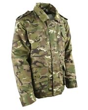 Kids Army Camouflage Padded Coat 3-13 Years Ripstop Jacket Boys Girls BTP Camo