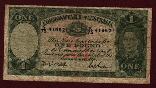 Australian paper banknote - australian,