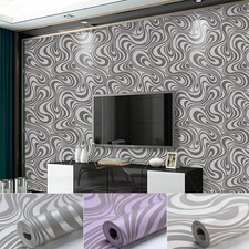 3D Abstract Stripe Embossed