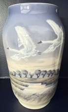 Royal Copenhagen  Swans Flying