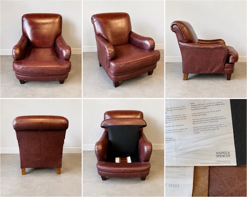 Marks spencer brown leather - &,
