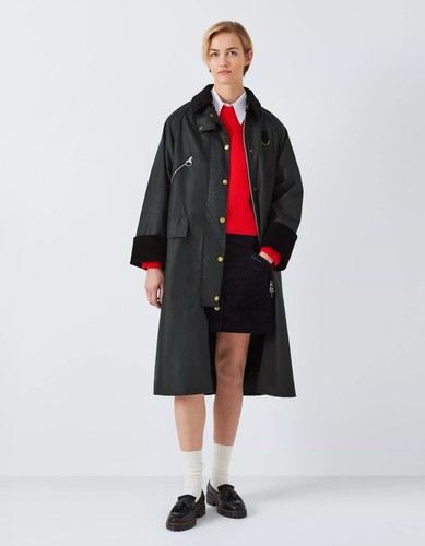 Barbour huntington navy wax - barbour,
