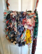 NEW UNIQUE BOHO RETRO HIPPIE STYLE HANDMADE RAG BAG NO 2 THE SAME EVER..........