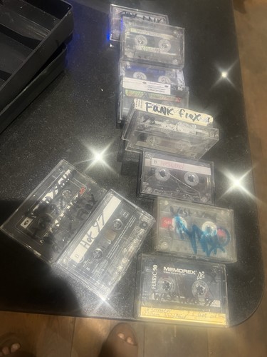 Old cassette tapes - old,