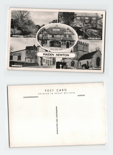 Vintage postcard maiden newton - postcard,