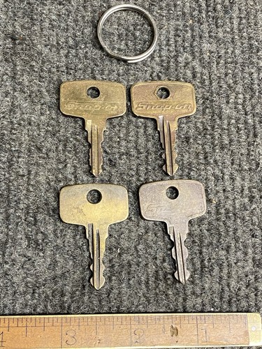 Old brass snap - brass, box