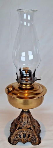 Antique victorian oil lamp - oil,