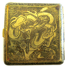 Japanese WWII Damascene Dragon