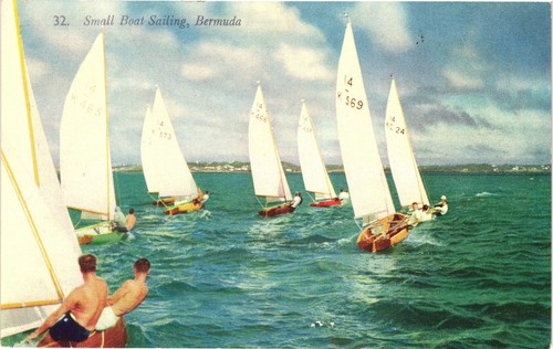 Vintage bermuda small boat - vintage,