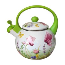 Enamel Tea Kettle Whistling