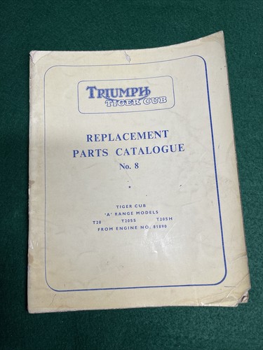 Triumph tiger cub t20 - triumph, sh