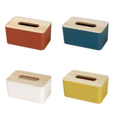 Desktop Wooden Tissue Boxes