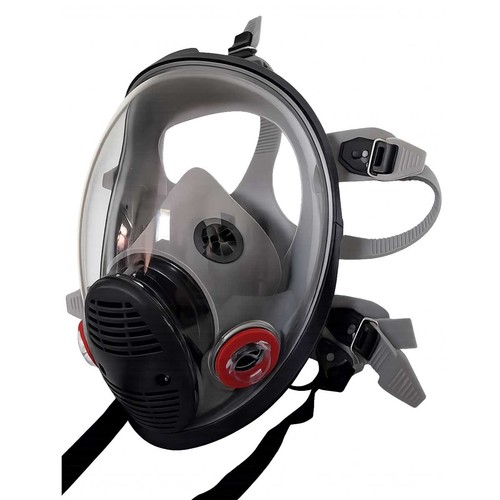 Full face respirator mask with