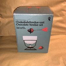 A Chocolate Fondue Set