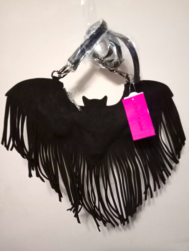 Betsey johnson black bat wing - betsey,