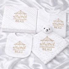 Gold Gypsy Carousel Baby White