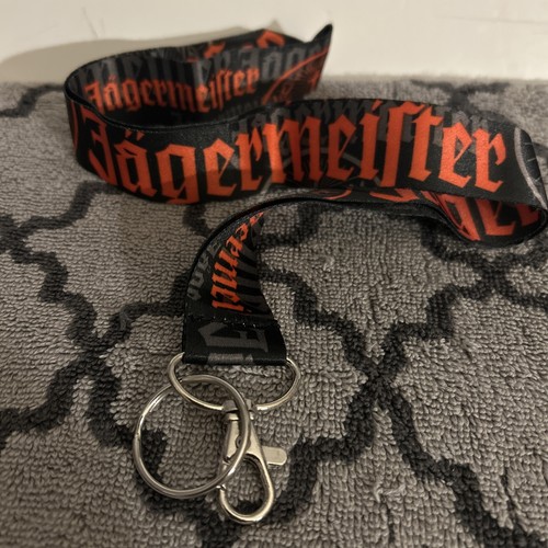 Jagermeister lanyard with clip - jagermeister,