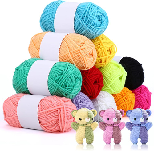 12x 50g double knitting yarn - knitting,
