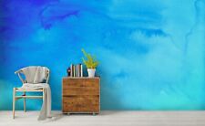 3D Watercolor Blue Sky Wallpaper Wall Mural Removable Self-adhesive Sticker 382