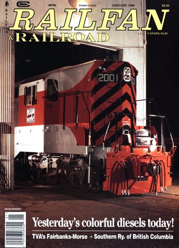 Railfan railroad magazine - railfan,