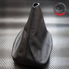 VW PASSAT 1997-05 B5 B5.5 GEAR GAITER REAL BLACK GENUINE ITALIAN LEATHER NEW