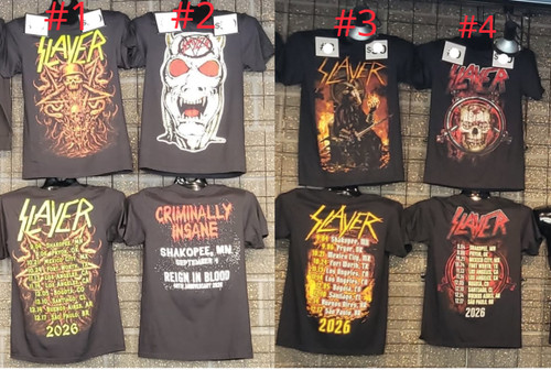 Slayer shirt reign blood - slayer,