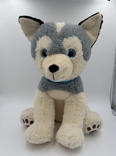 Giant husky dog plush - giant, bean