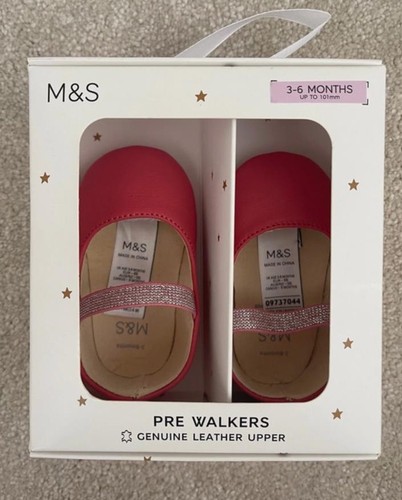 Pink leather mary jane - leather,