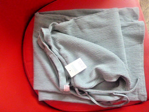Ladies light blue crinkle - ,