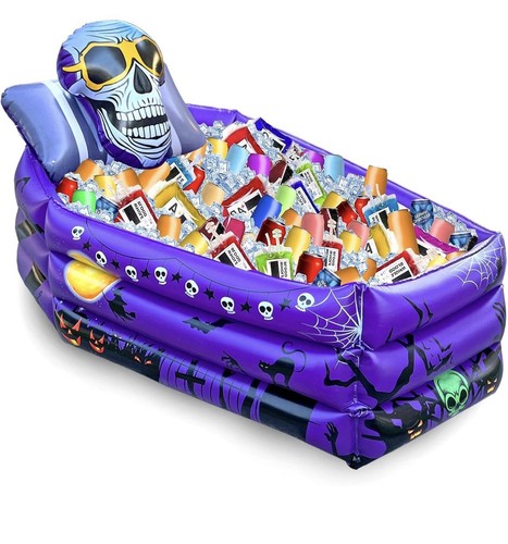 Inflatable purple halloween - inflatable,