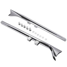 Chrome 36" Fishtail Exhaust