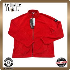 Aigle Red Fleece Zip Up Jacket
