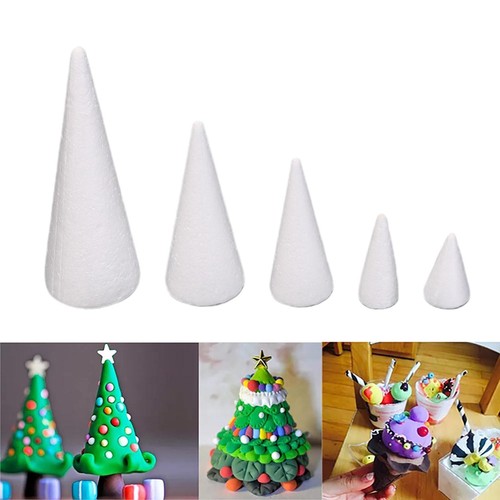 Pieces craft foam cones - foam,