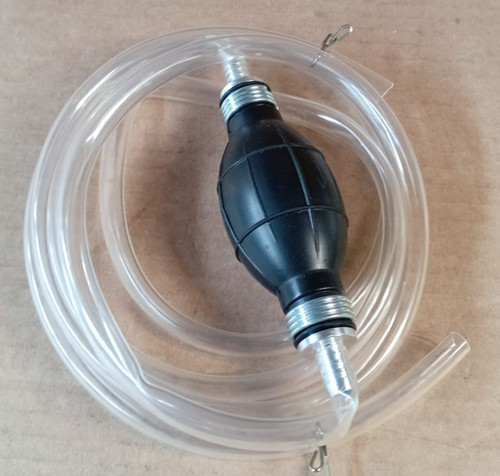 Hand fuel pump line - fuel, rubber