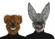Adult Halloween Mask Mens Killer Teddy Bear Zombie Rabbit Fancy Dress Accessory
