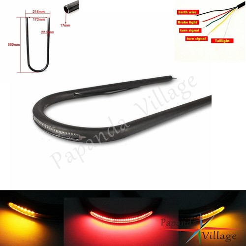 Motorcycle rear seat loop - 7/8",