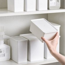 Storage Container Lid Dishwasher Tablet Laundry Washing Powder Box