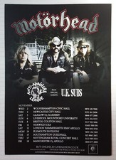 MOTORHEAD TOUR CONCERT FLYER